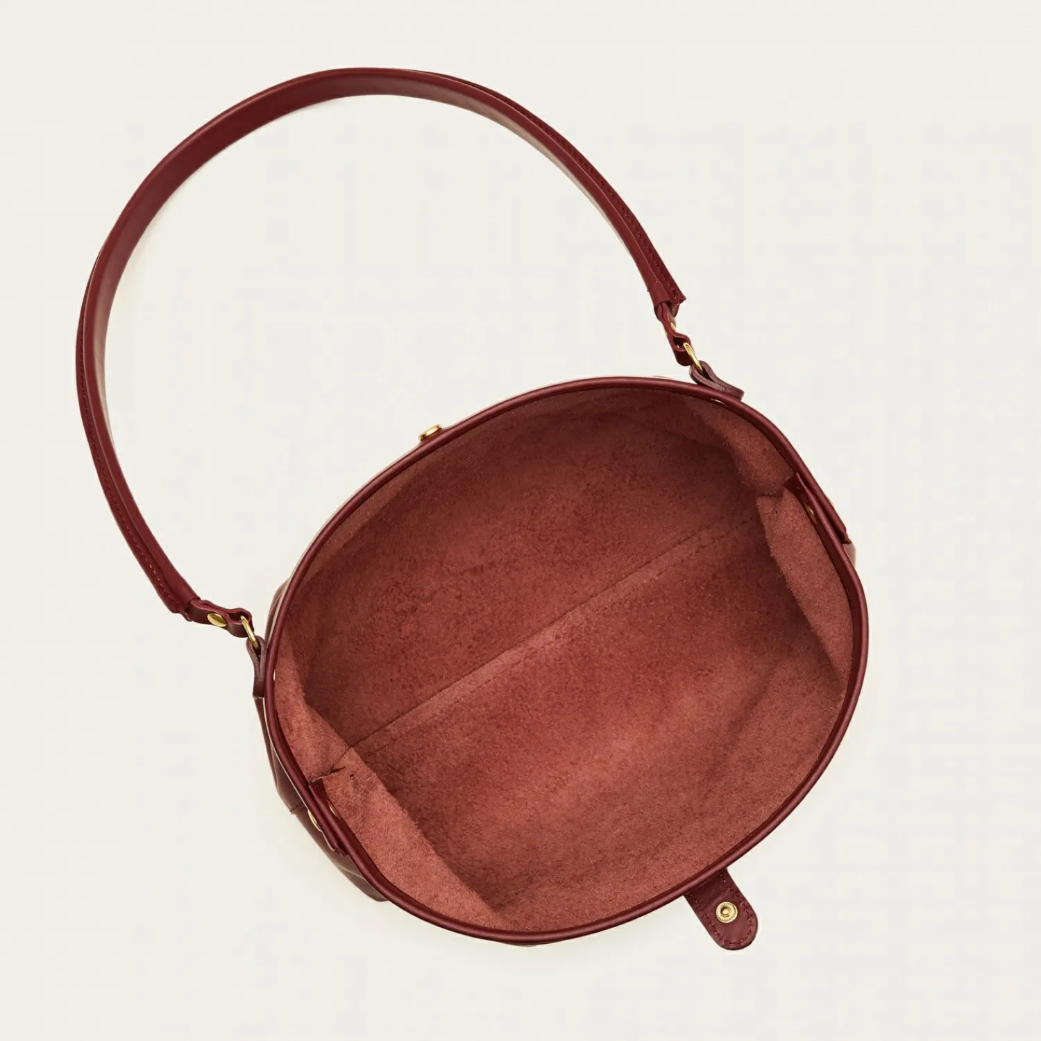 Balagan Minitorebki|Hug Bag Torebka L, Bordowy