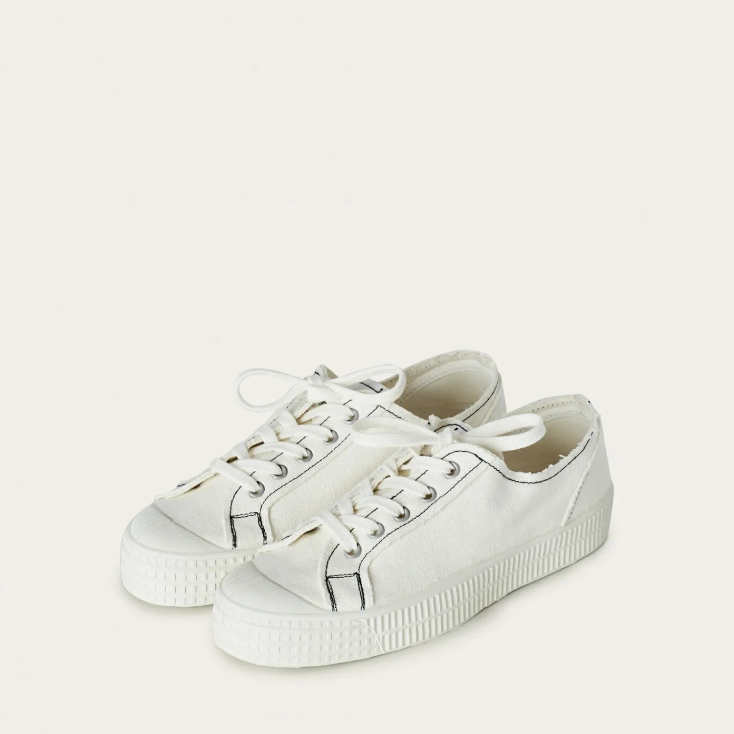 Balagan Sneakersy|Novesta Star Master Sneakersy Damskie Vegan, Perlowy Z Czarna Nicia