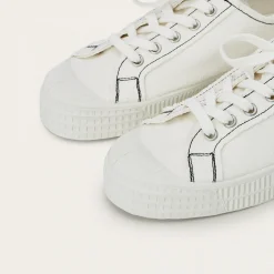 Balagan Sneakersy|Novesta Star Master Sneakersy Damskie Vegan, Perlowy Z Czarna Nicia