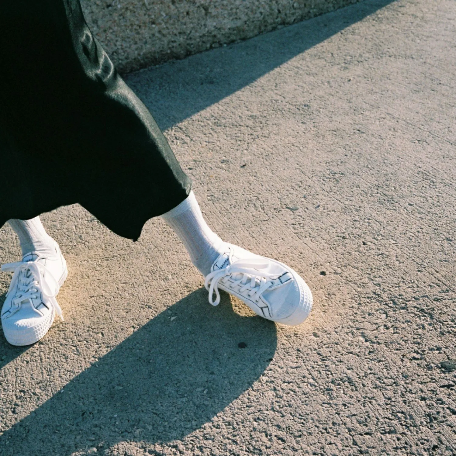 Balagan Sneakersy|Novesta Star Master Sneakersy Damskie Vegan, Perlowy Z Czarna Nicia