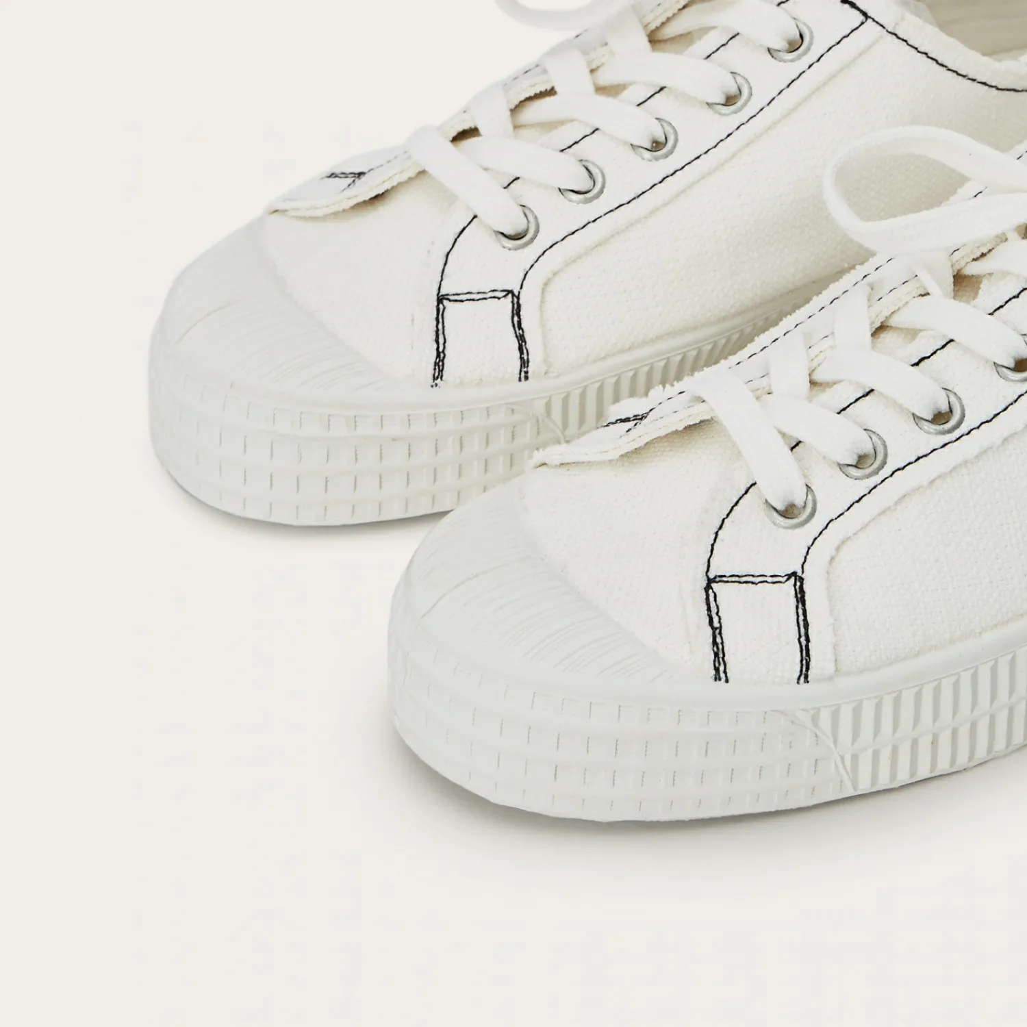 Balagan Sneakersy|Novesta Star Master Sneakersy Meskie Vegan, Perlowy Z Czarna Nicia