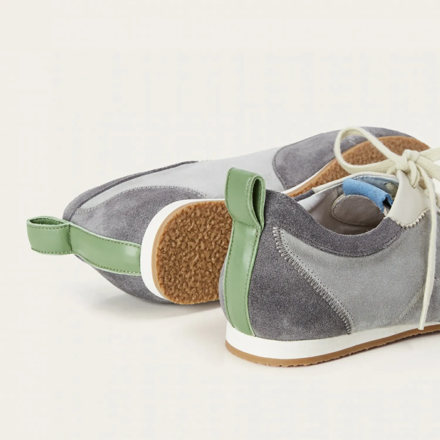 Balagan Sneakersy|Ritza Sneakersy, Szary Welur