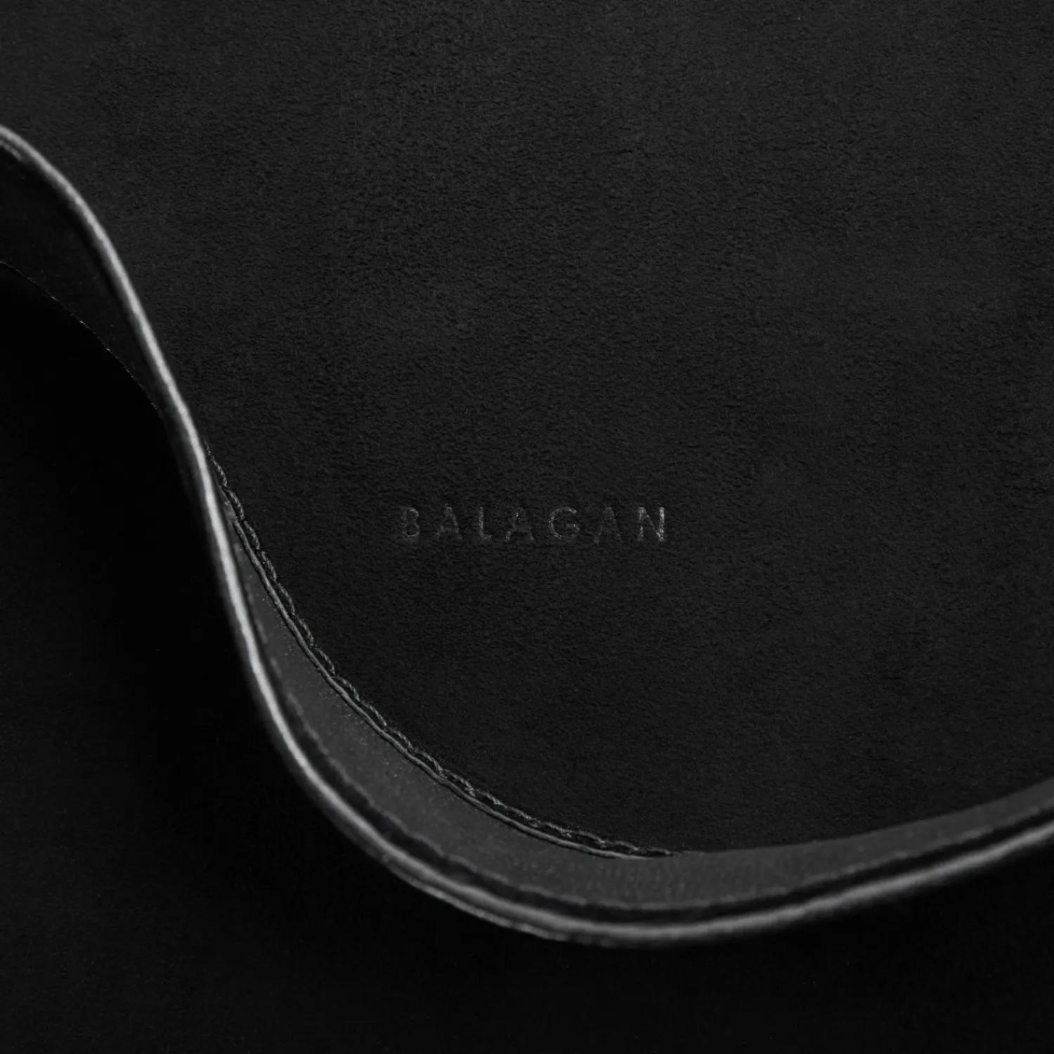 Balagan Shoppery|Sak Torebka L, Czarny Welur